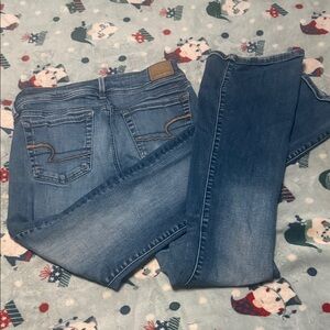 American Eagle Outfitters Blue Skinny Jeans